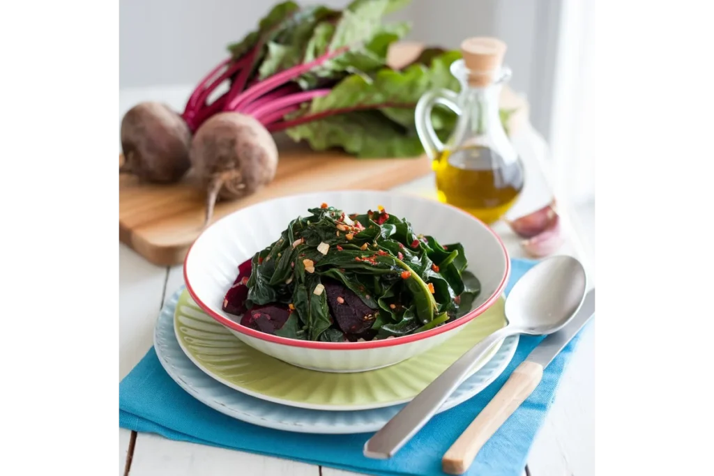 Beetroot leaves recipe