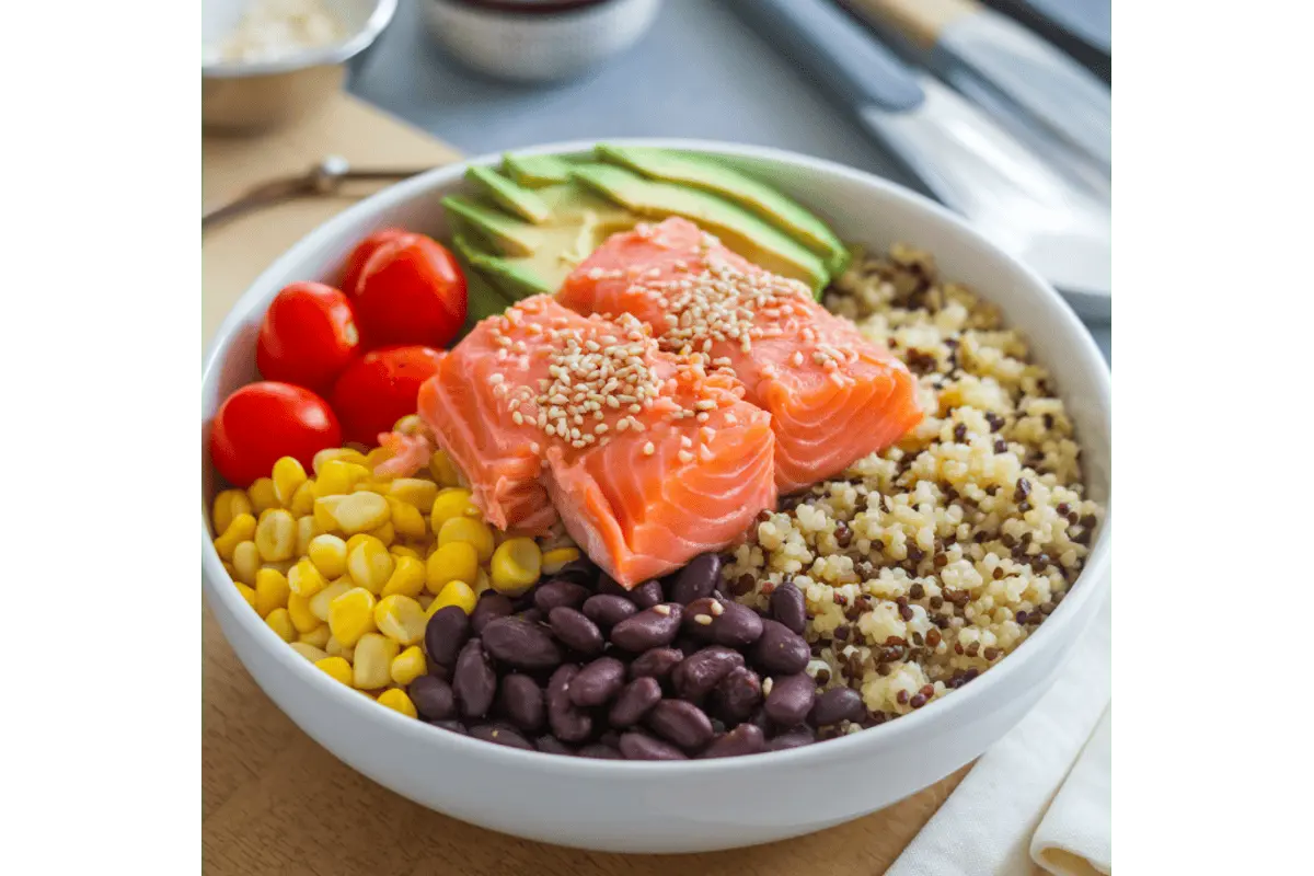 Canned Salmon Buddha Bowl