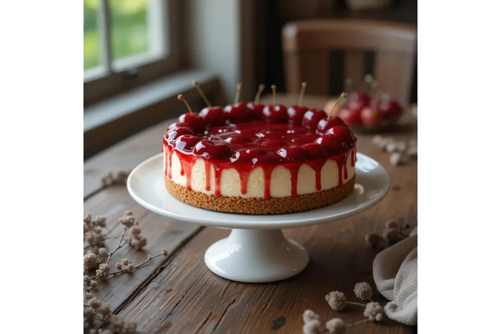 Cherry cheesecake recipe