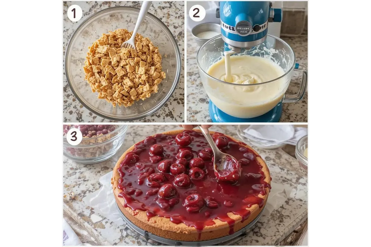 Cherry cheesecake recipe