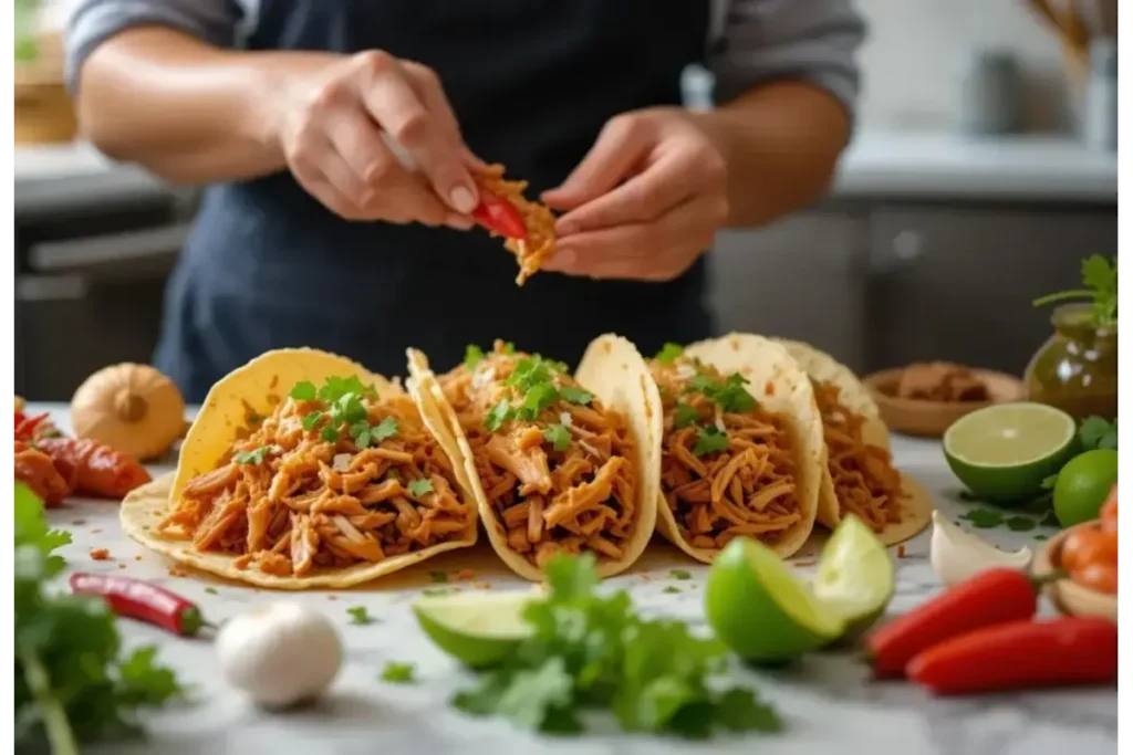 Chicken Birria Tacos