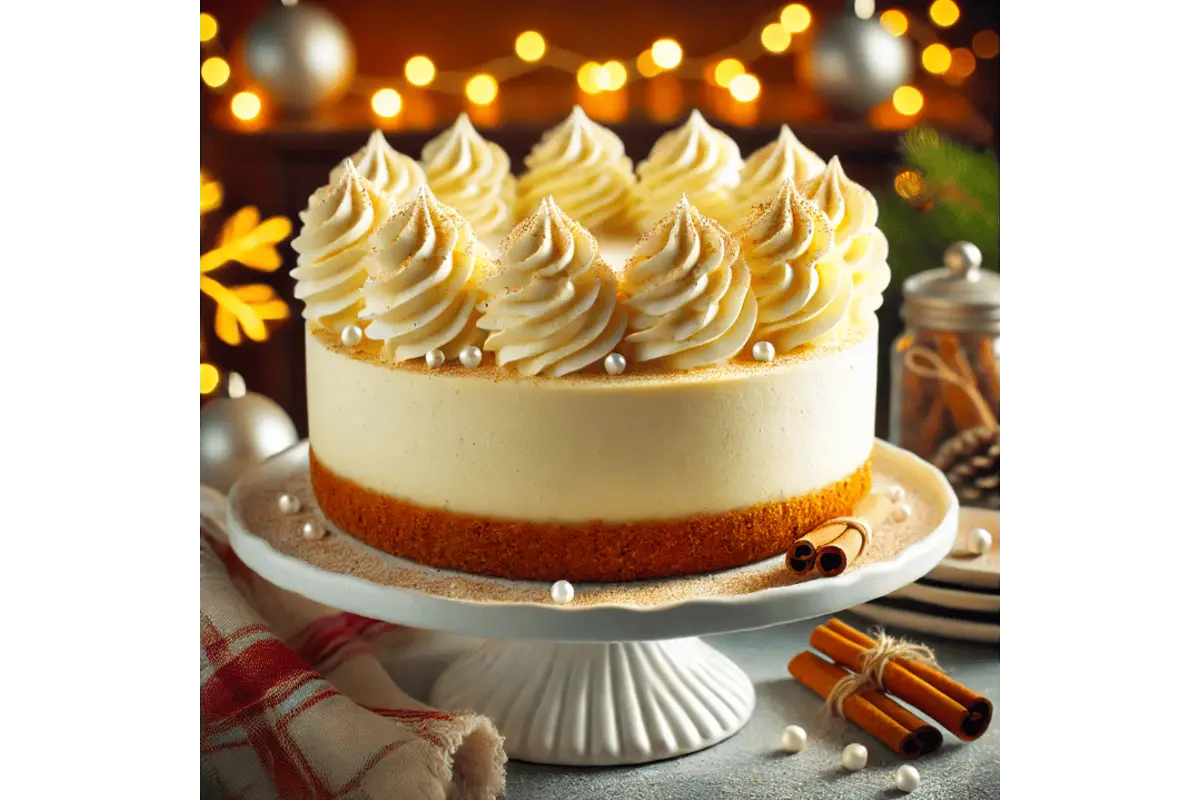 Eggnog Cheesecake Recipe