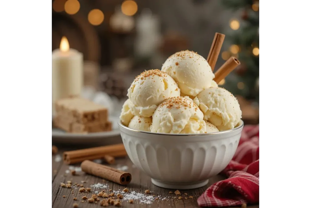 Eggnog ice cream recipe