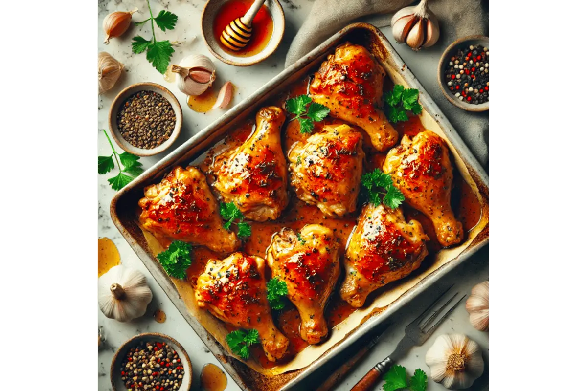 Fall-off-the-bone baked chicken