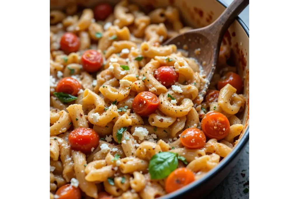 Feta and tomato pasta