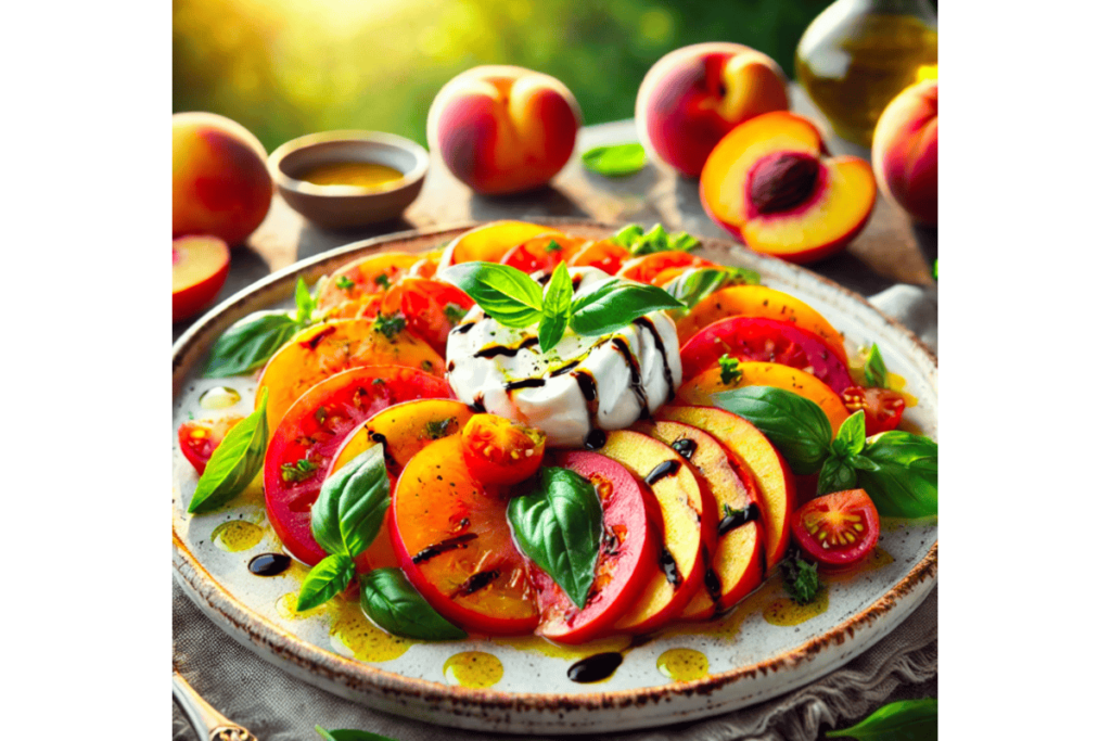 Peach Caprese Salad