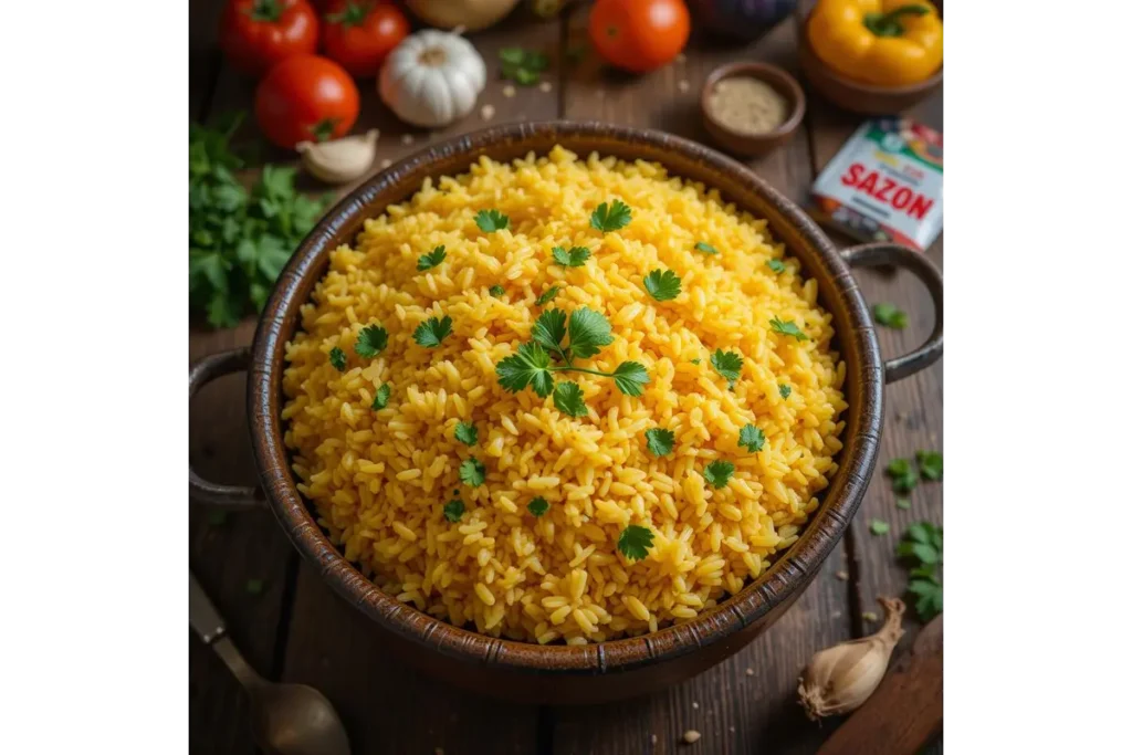 Puerto Rican rice recipe