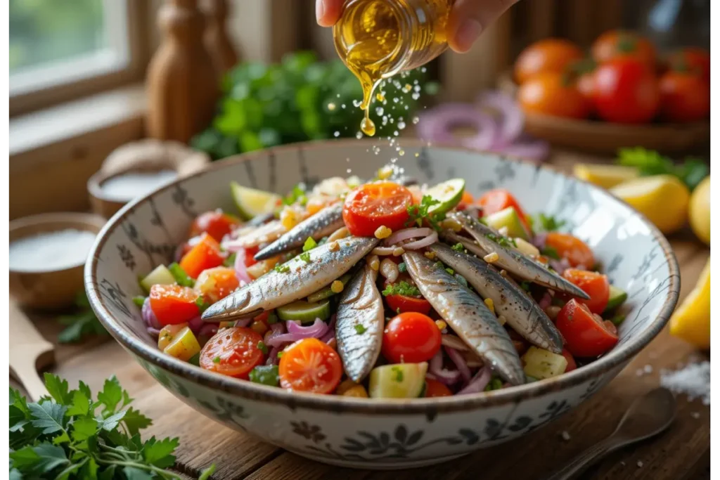 Sardine salad recipe