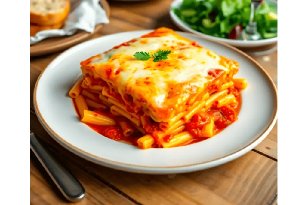 Baked ziti recipe without meat