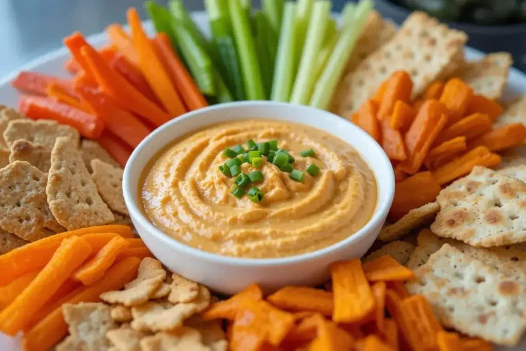 Healthy Buffalo Chicken Dip