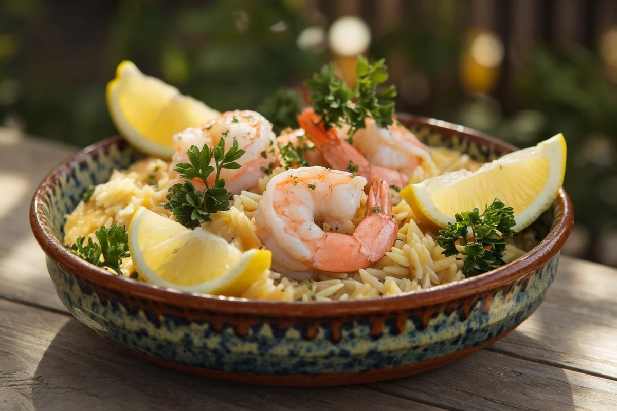 shrimp orzo recipe