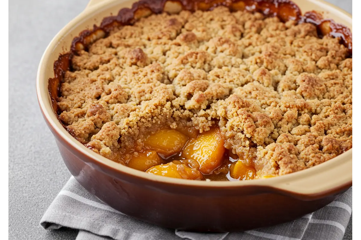 Peach Crumble Recipe