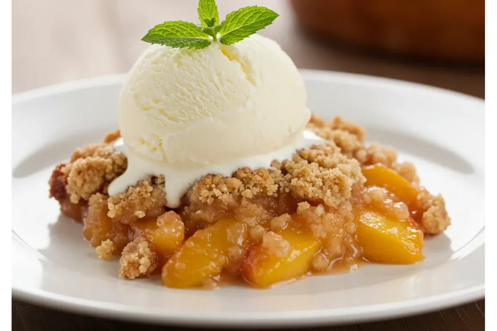 Peach Crumble Recipe