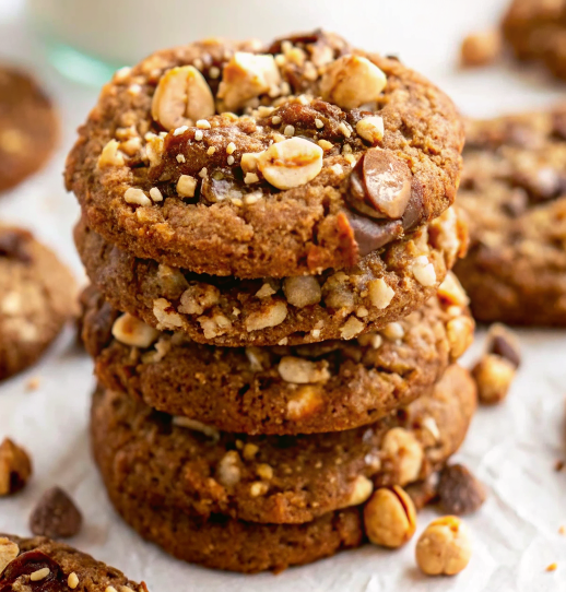 Nutella Hazelnut Chocolate Chip Cookies