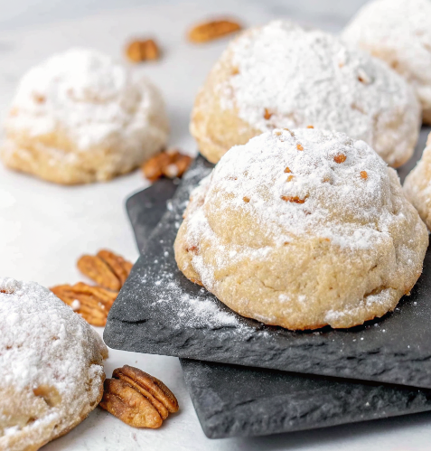 Pecan Snowball Cookies